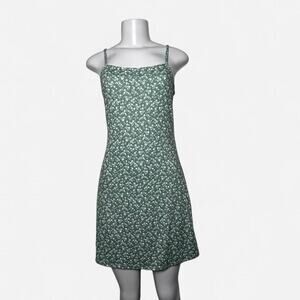 Cottage core dress boho retro earthy prairie peasant flower child size large